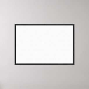 Create Your Own white solid Custom Wrapped Canvas Print