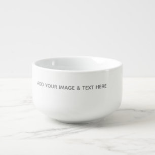 Create Your Own white  Soup Mug