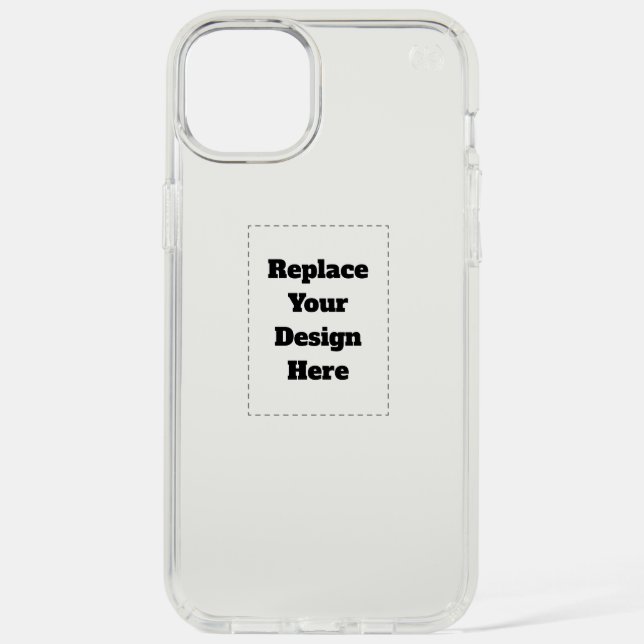 Create Your Own white  Speck iPhone Case (Front)