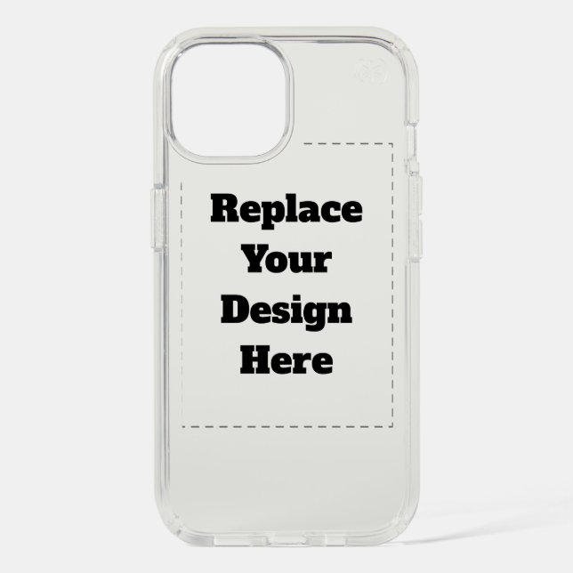Create Your Own white  Speck iPhone Case (Front)