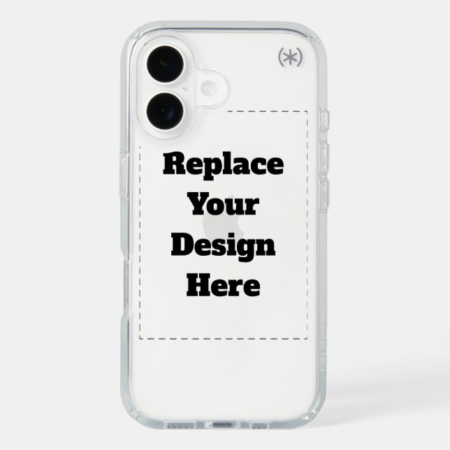 Create Your Own white  Speck iPhone Case (Front)