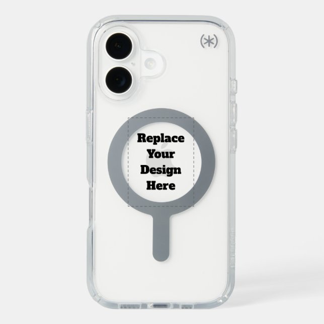 Create Your Own white  Speck iPhone Case (Front)