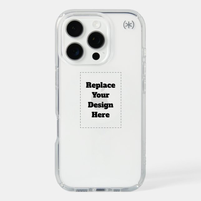 Create Your Own white  Speck iPhone Case (Front)