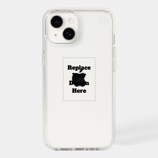 Create Your Own white  Speck iPhone Case (Front)