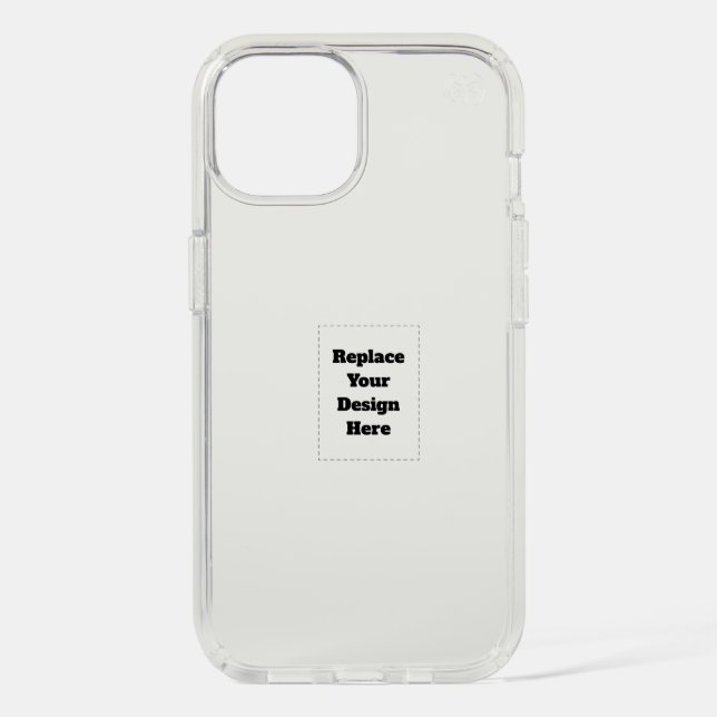 Create Your Own white  Speck iPhone Case (Front)