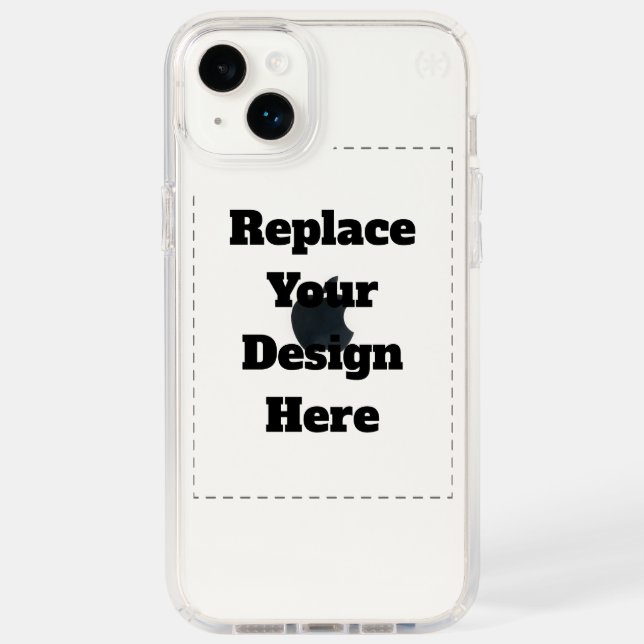 Create Your Own white  Speck iPhone Case (Front)