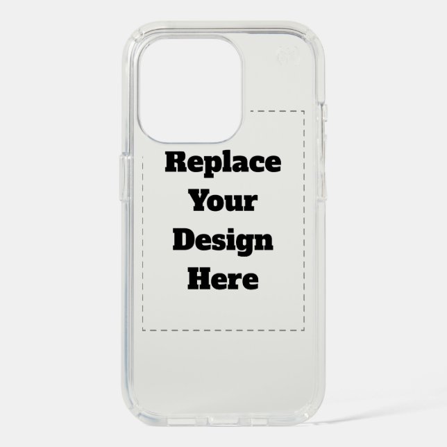 Create Your Own white  Speck iPhone Case (Front)