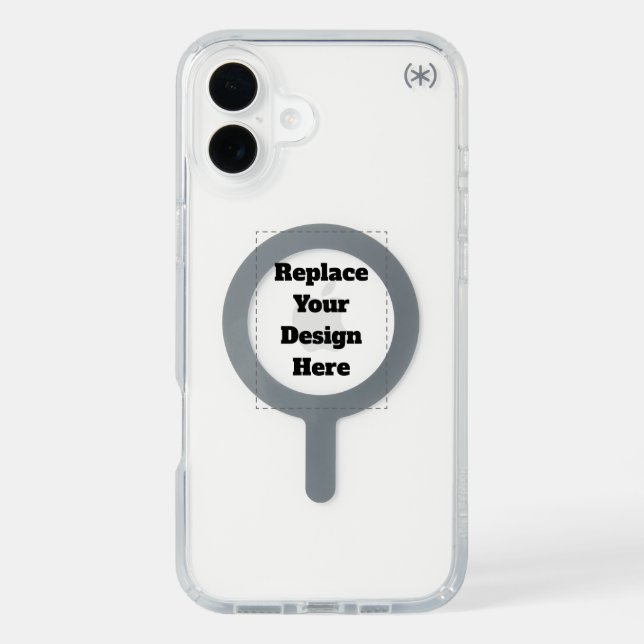 Create Your Own white  Speck iPhone Case (Front)