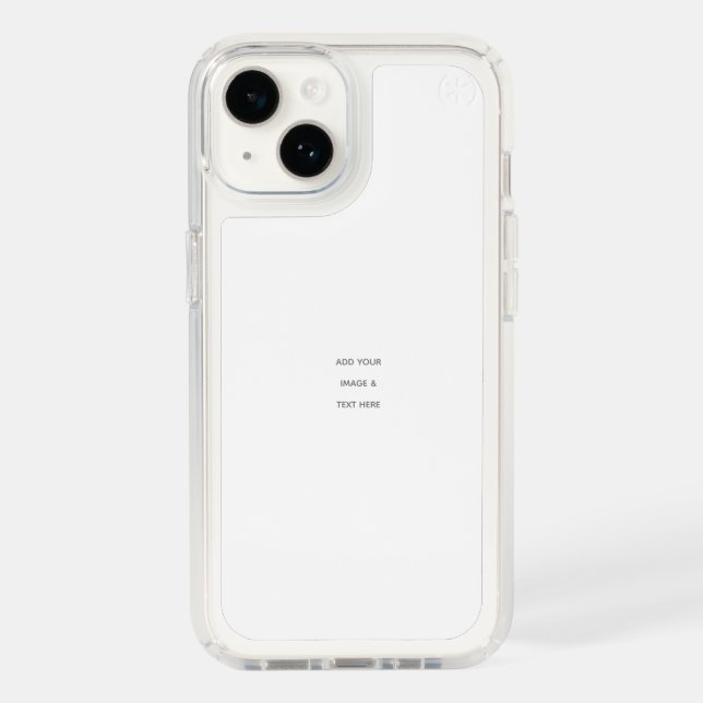 Create Your Own white  Speck iPhone Case (Front)