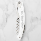 Create Your Own White Stainless Steel Corkscrew