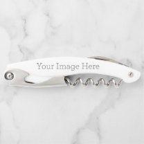 Create Your Own White Stainless Steel Corkscrew