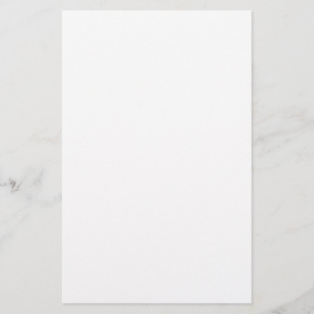 Create Your Own white Stationery (Front)