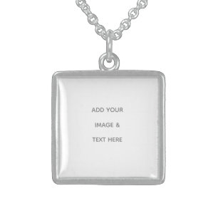 Create Your Own white Sterling Silver Necklace