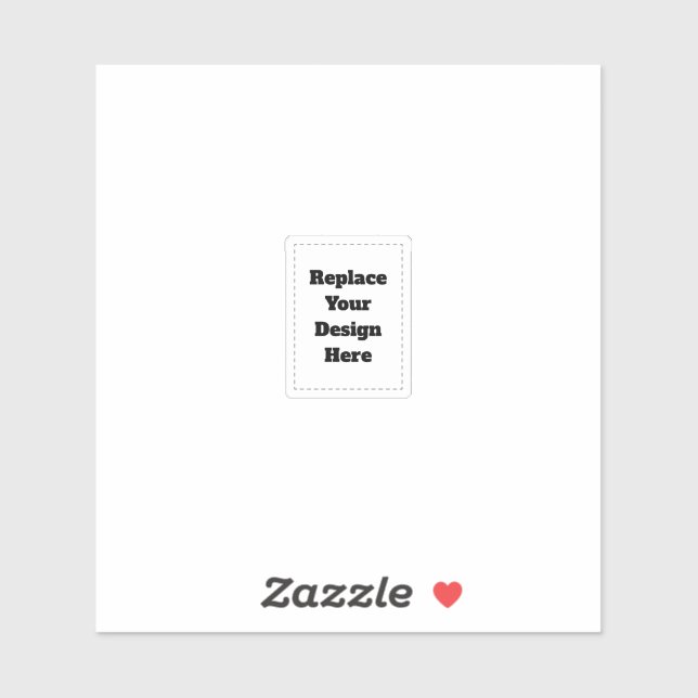 Create Your Own white  Sticker (Sheet)