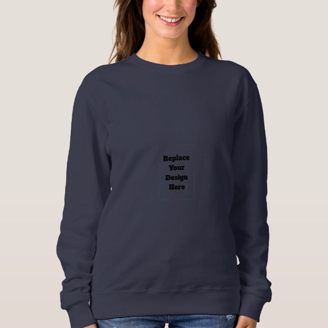 Create Your Own white  Sweatshirt (Front)