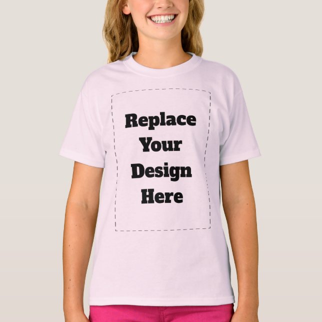 Create Your Own white  T-Shirt (Front)