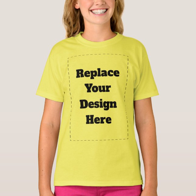 Create Your Own white  T-Shirt (Front)