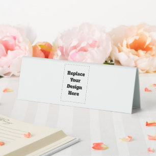 Create Your Own white  Table Tent