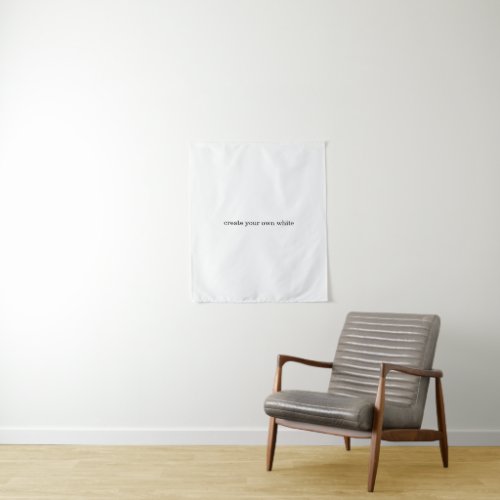 create your own white  tapestry