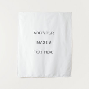 Create Your Own white  Tapestry