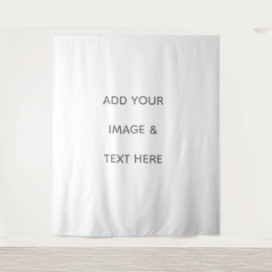 Create Your Own white  Tapestry