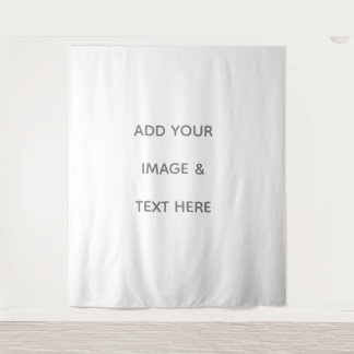 Create Your Own white  Tapestry