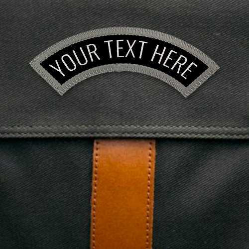 Create Your Own White Text on Black Arch Patch