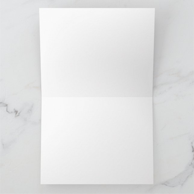 Create Your Own white  Thank You Card (Inside)