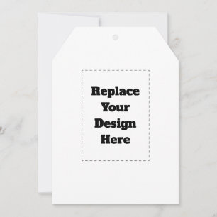 Create Your Own white Thank You Card