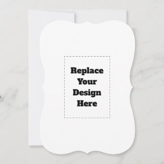 Create Your Own white  Thank You Card