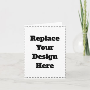 Create Your Own white Thank You Card