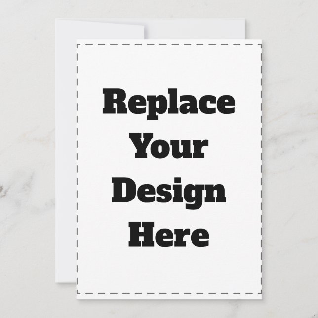 Create Your Own white  Thank You Card (Front)