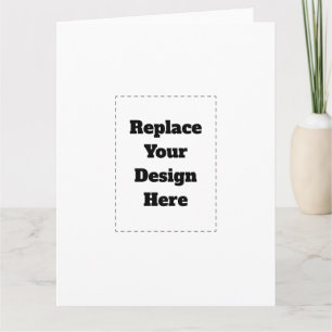 Create Your Own white Thank You Card