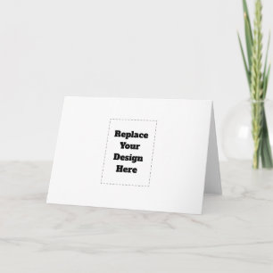 Create Your Own white Thank You Card