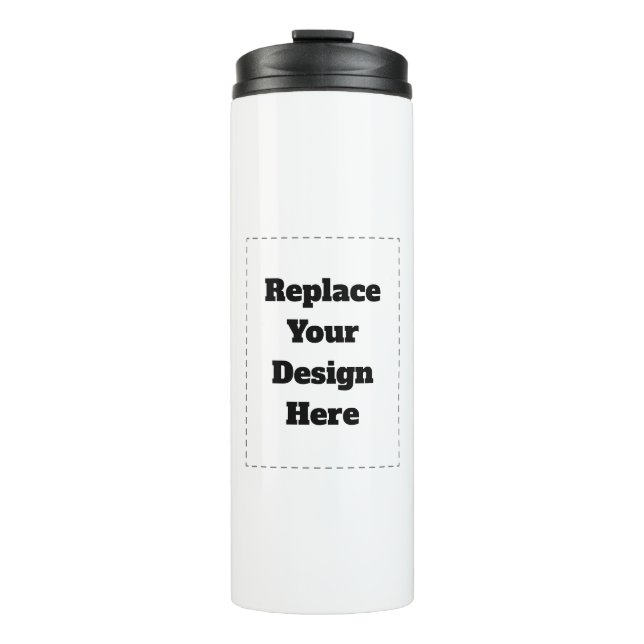 Create Your Own white  Thermal Tumbler (Front)