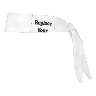 Create Your Own white  Tie Headband