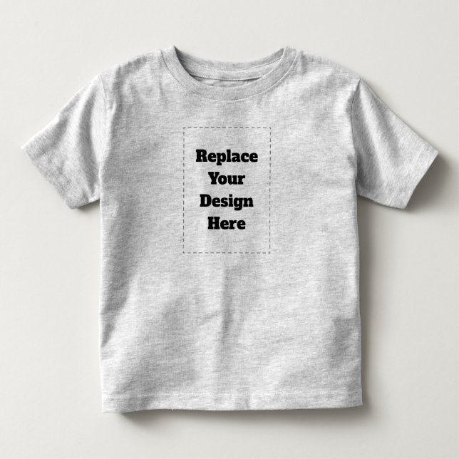 Create Your Own white  Toddler T-shirt (Front)