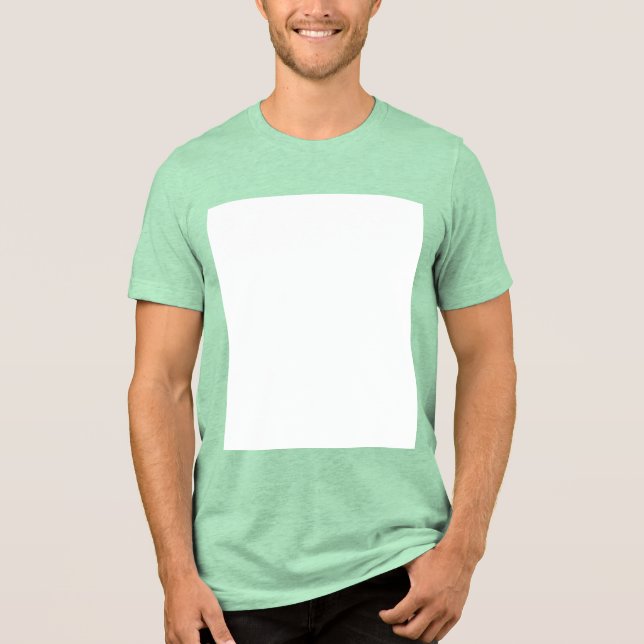  Create Your Own white  Tri-Blend Shirt (Front)