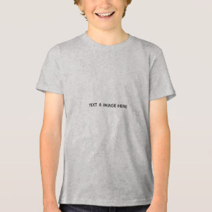 Create Your Own white Tri-Blend Shirt