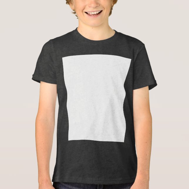  Create Your Own white  Tri-Blend Shirt (Front)