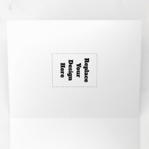 Create Your Own white  Tri-Fold Program