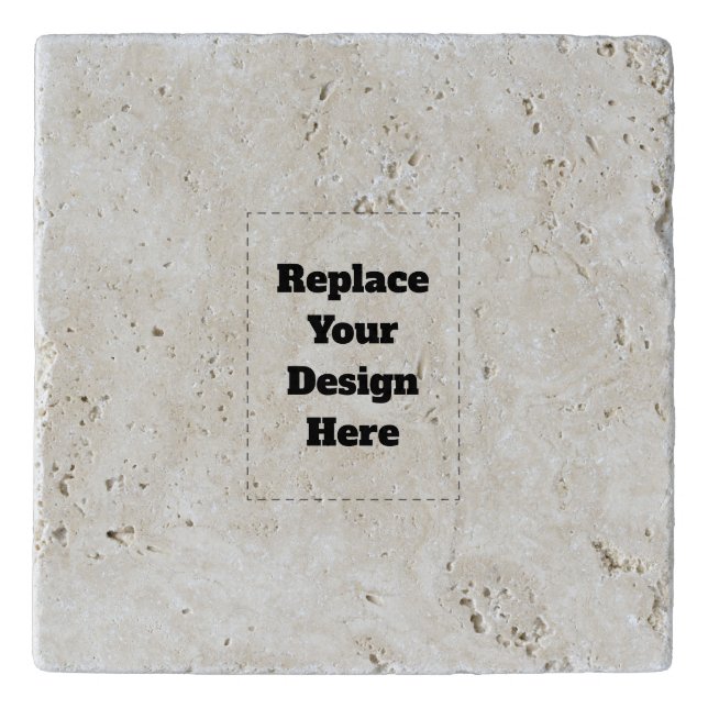 Create Your Own white  Trivet (Front)