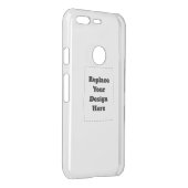 Create Your Own white  Uncommon Google Pixel Case (Back/Right)