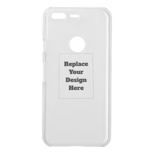 Create Your Own white  Uncommon Google Pixel Case (Back)