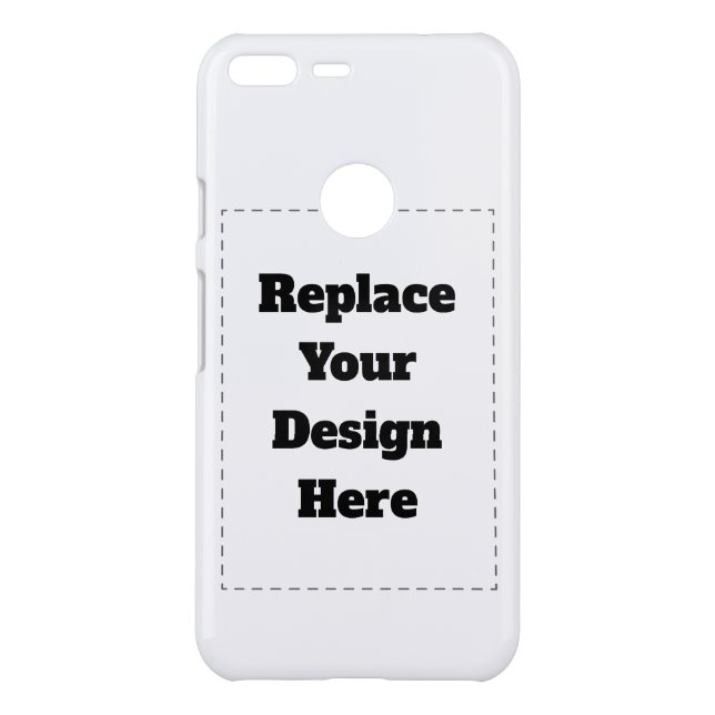Create Your Own white  Uncommon Google Pixel XL Case (Back)
