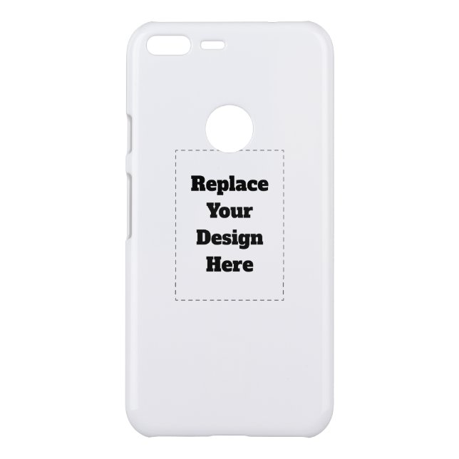 Create Your Own white  Uncommon Google Pixel XL Case (Back)