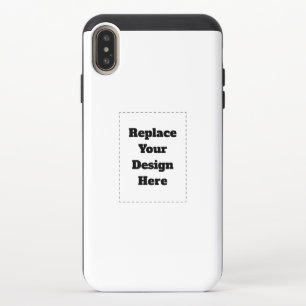 Create Your Own white iPhone XS Max Slider Case