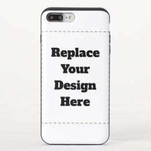 Create Your Own white  iPhone 8/7 Plus Slider Case