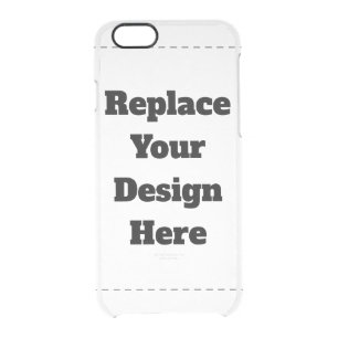 Create Your Own white  Clear iPhone 6/6S Case