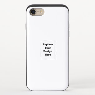 Create Your Own white  iPhone 8/7 Slider Case